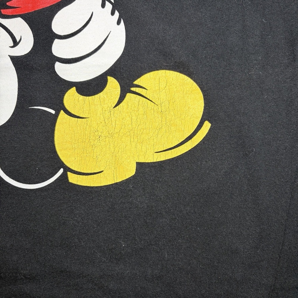 Vintage 80s Faded Single Stitch Disney Mickey Mouse T Shirt One Size 23 x 30 - Picture 6 of 10